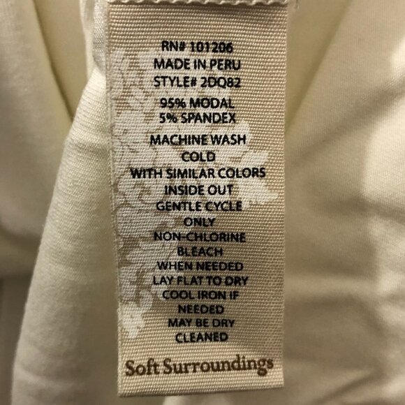 Soft Surroundings Slouch Front T-Shirt - Picture 2 of 5